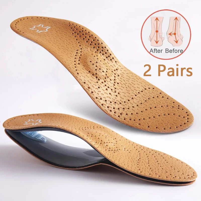 2Pairs Unisex Leather Orthoped - Sneaker Leather Care 评论和价格