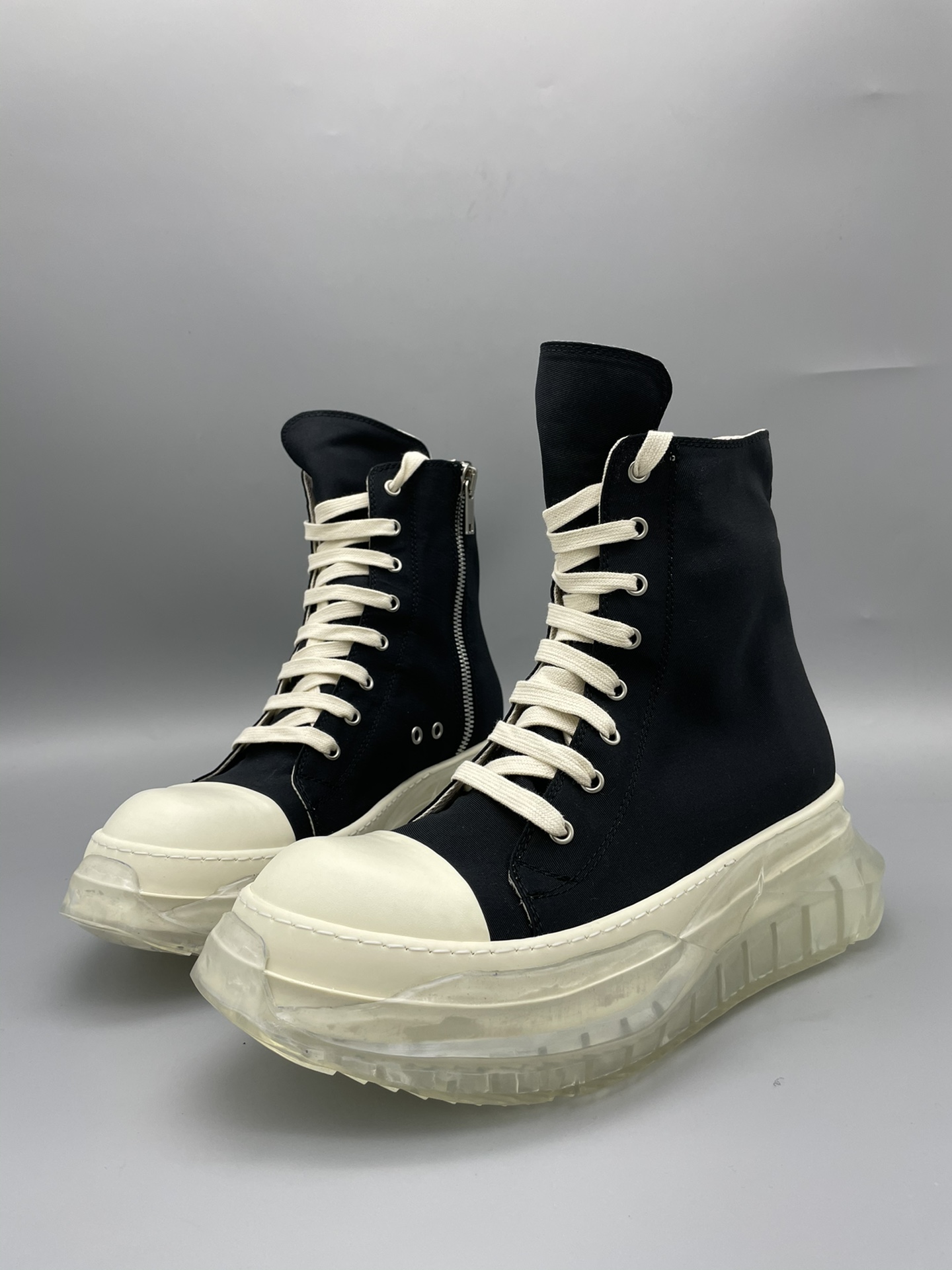 Men Platform Shoes High Top Ca - Leather Sneaker Care Kit 评论和价格