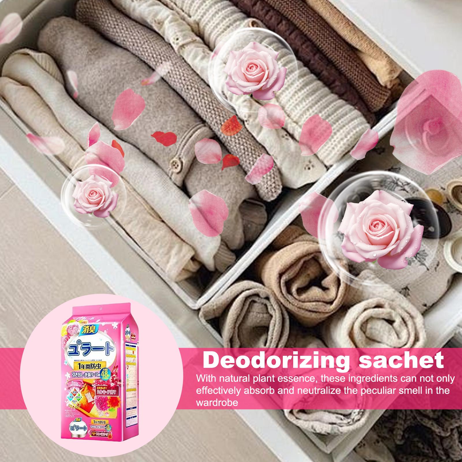Closet Scent Bags 48pcs Insect - Shoe Deodorizer Ball 评论和价格