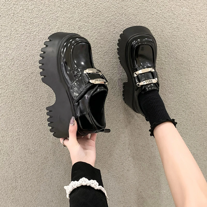 Women High Platform Shoes Autu - Leather Sneaker Care Kit 评论和价格