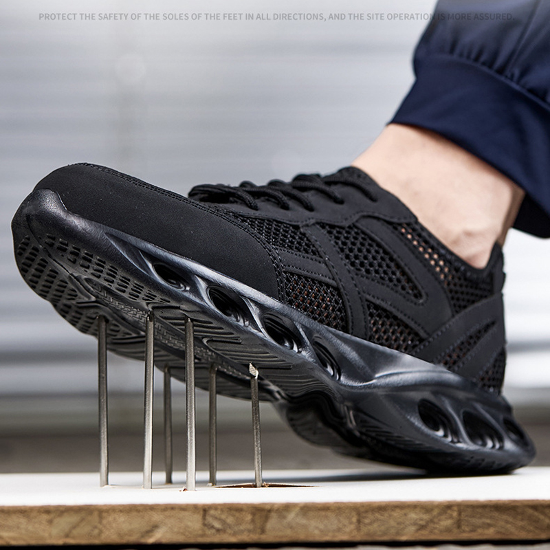 Breathable Men Work Safety Sho - Sneaker Care 评论和价格
