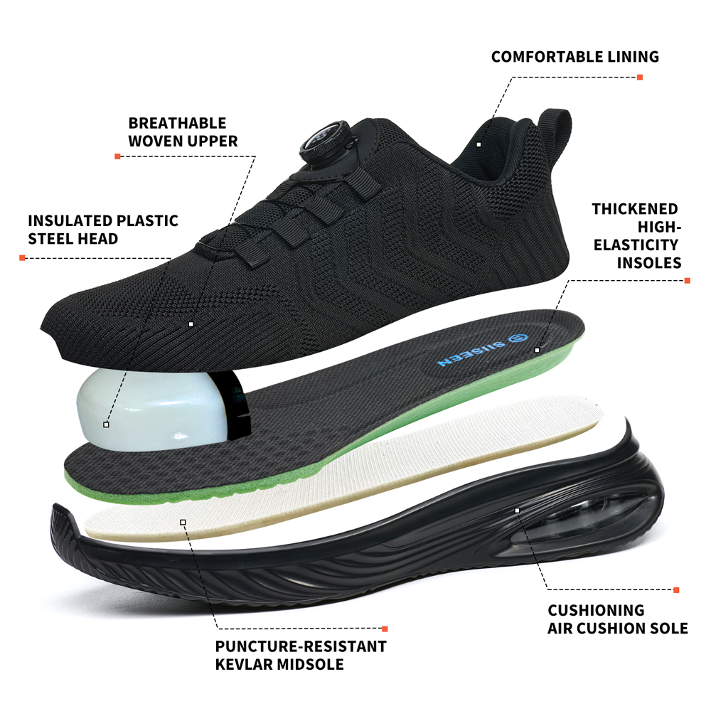 Rotating Button Safety Shoes M - Sneaker Care 评论和价格